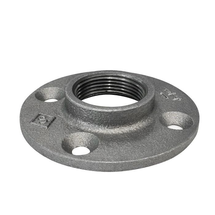 1 1/4 in. Black Floor Flange - Sweatfully