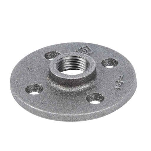 1/2 in. Black Floor Flange - Sweatfully