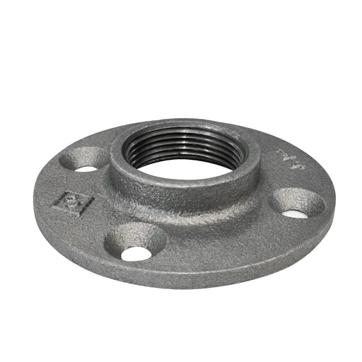 1/4 in. Black Floor Flange - Sweatfully