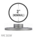 2 in. Black Floor Flange - Sweatfully