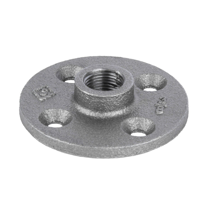 3/8 in. Black Floor Flange - Sweatfully