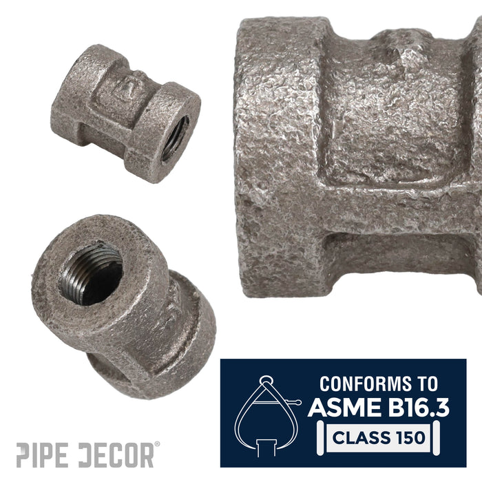 1/8 in. Black Coupling - Sweatfully