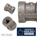 1/8 in. Black Coupling - Sweatfully