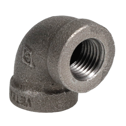 1/8 in. Black 90 Degree Elbow - Sweatfully
