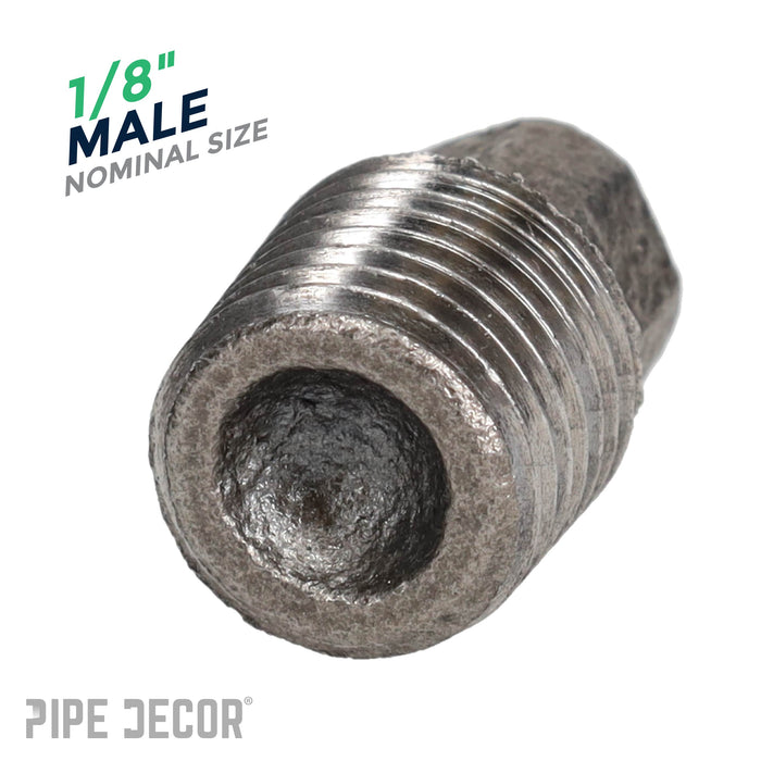 1/8 in. Black Plug - Sweatfully