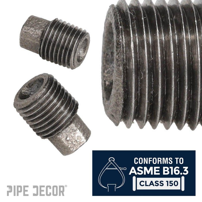 1/8 in. Black Plug - Sweatfully