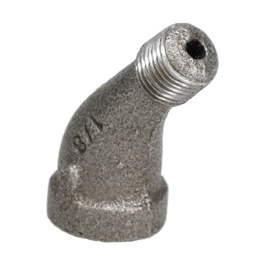 1/8 in. Black 45 Degree Street Elbow - Sweatfully