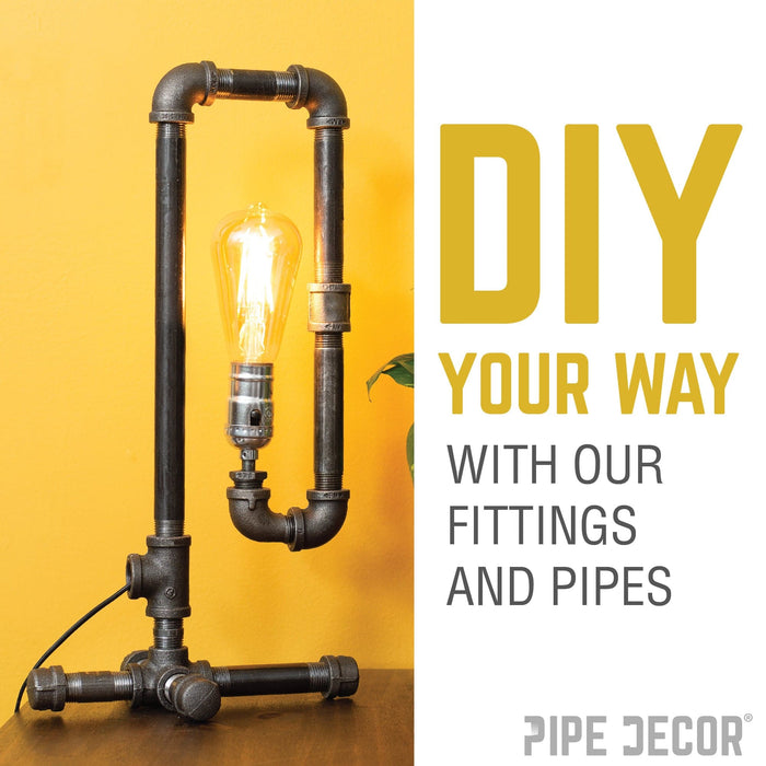 1 1/2 in. x 3/4 in. x 1 1/2 in. Black Reducing Tee - Sweatfully