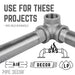 1 in. Black Side Outlet Elbow - Sweatfully