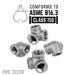 3/8 in. Black Side Outlet Elbow - Sweatfully