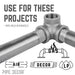 3/8 in. Black Side Outlet Elbow - Sweatfully