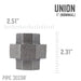 1 in. Black Union - Sweatfully