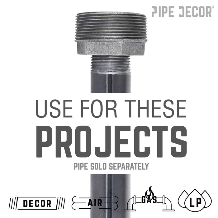 1 1/2 in. x 1/2 in. Black Bushing - Sweatfully