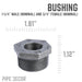 1 1/4 in. x 3/4 in. Black Bushing - Sweatfully