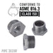 2 in. x 1 1/2 in. Black Bushing - Sweatfully