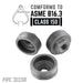 2 in. x 3/4 in. Black Bushing - Sweatfully