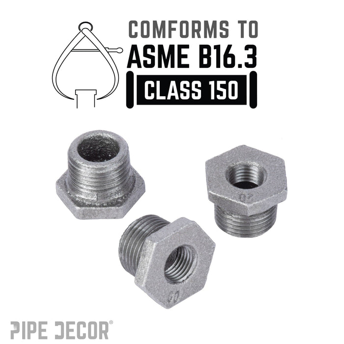 3/4 in. x 1/4 in. Black Bushing - Sweatfully