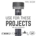 3/8 in. x 1/8 in. Black Bushing - Sweatfully