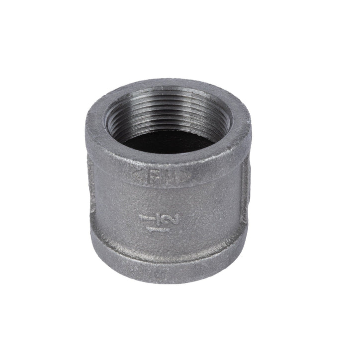 1 1/2 in. Black Coupling - Sweatfully