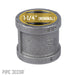 1 1/4 in. Black Coupling - Sweatfully