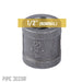 1/2 in. Black Coupling - Sweatfully