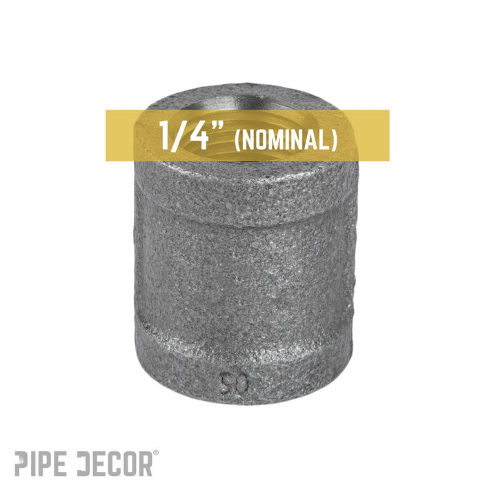 1/4 in. Black Coupling - Sweatfully