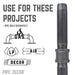 1/4 in. Black Coupling - Sweatfully