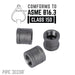 1 in. Black Coupling - Sweatfully