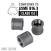 3/4 in. Black Coupling - Sweatfully