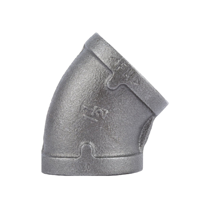 1 1/2 in. Black 45 Degree Elbow - Sweatfully