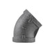 1 in. Black 45 Degree Elbow - Sweatfully