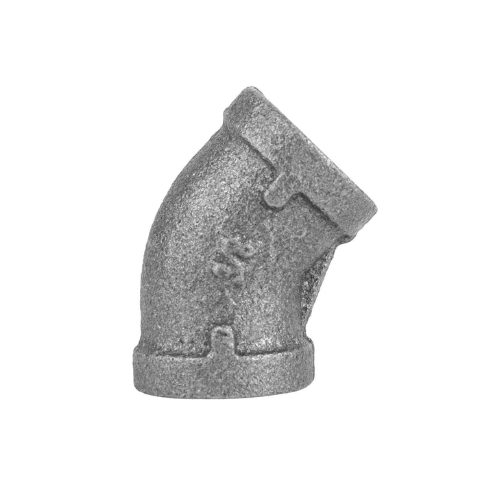 3/8 in. Black 45 Degree Elbow - Sweatfully
