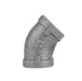 3/8 in. Black 45 Degree Elbow - Sweatfully
