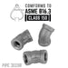 3/8 in. Black 45 Degree Elbow - Sweatfully