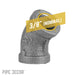 3/8 in. Black 45 Degree Elbow - Sweatfully