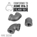 3/8 in. Black 90 Degree Elbow - Sweatfully