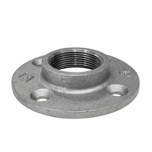 1 1/2 in. Black Floor Flange - Sweatfully