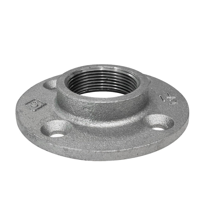 1 1/2 in. Black Floor Flange - Sweatfully