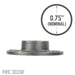 3/4 in. Black Mini Flange - Sweatfully