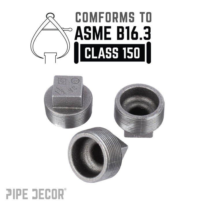 1 1/2 in. Black Plug - Sweatfully