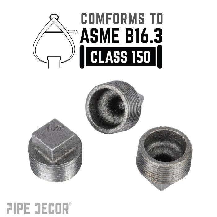 1 1/4 in. Black Plug - Sweatfully