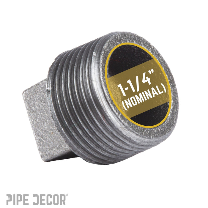 1 1/4 in. Black Plug - Sweatfully