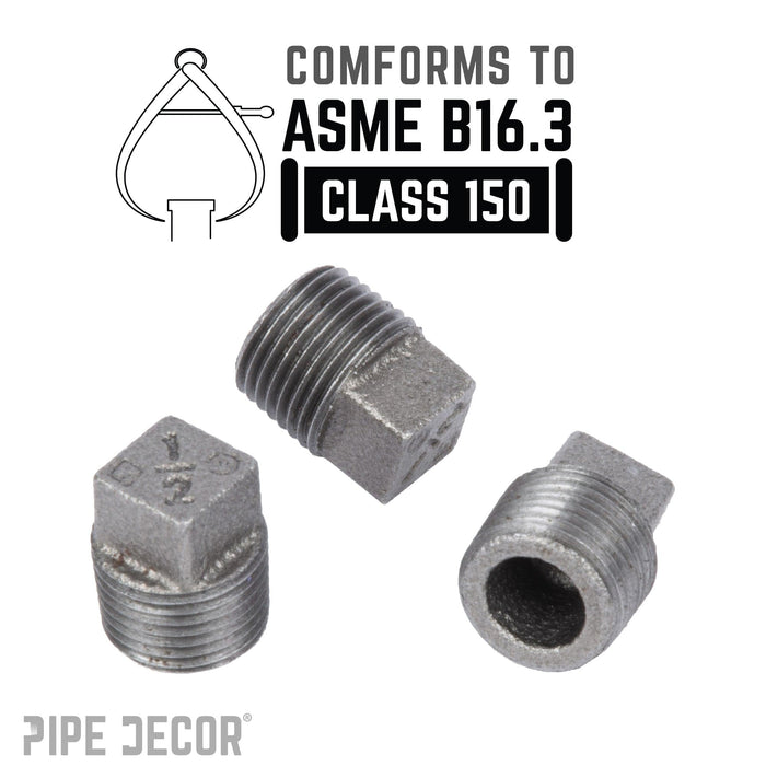 1/2 in. Black Plug - Sweatfully