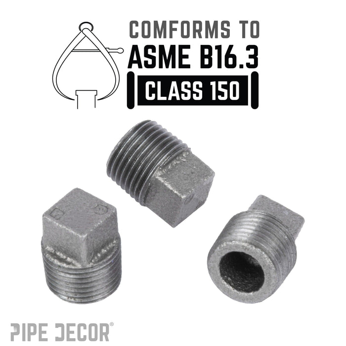3/8 in. Black Plug - Sweatfully