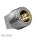 3/8 in. Black Plug - Sweatfully