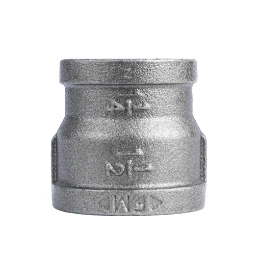 1 1/2 in. x 1 1/4 in. Black Reducing Coupling - Sweatfully