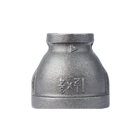 1 1/2 in. x 3/4 in. Black Reducing Coupling - Sweatfully