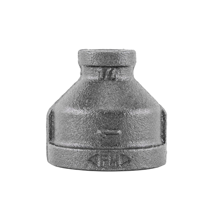 1 in. x 1/4 in. Black Reducing Coupling - Sweatfully