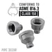 1 in. x 1/4 in. Black Reducing Coupling - Sweatfully
