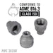 1/4 in. x 1/8 in. Black Reducing Coupling - Sweatfully